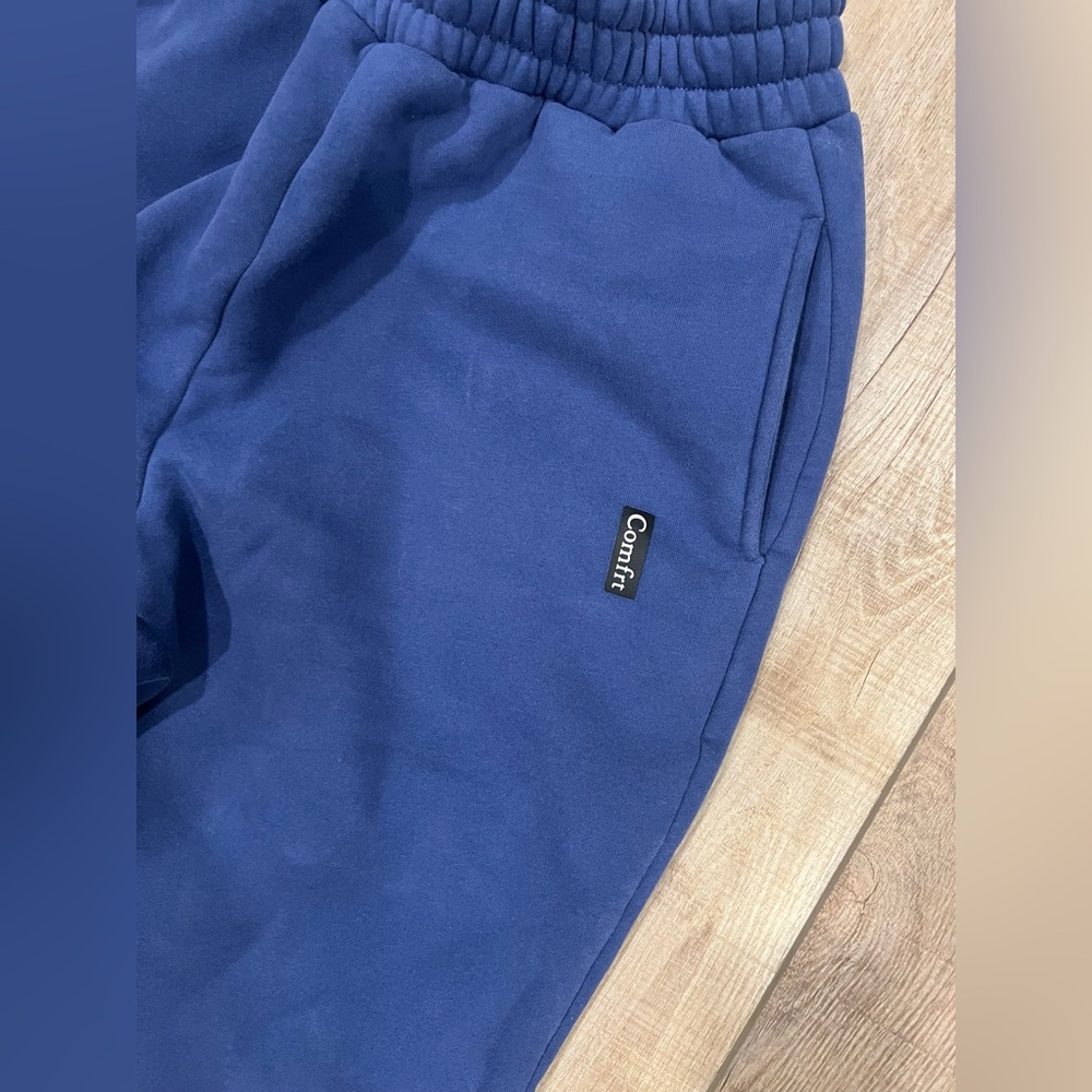 Comfrt Signature Sweatpants and Hoodie in Blue